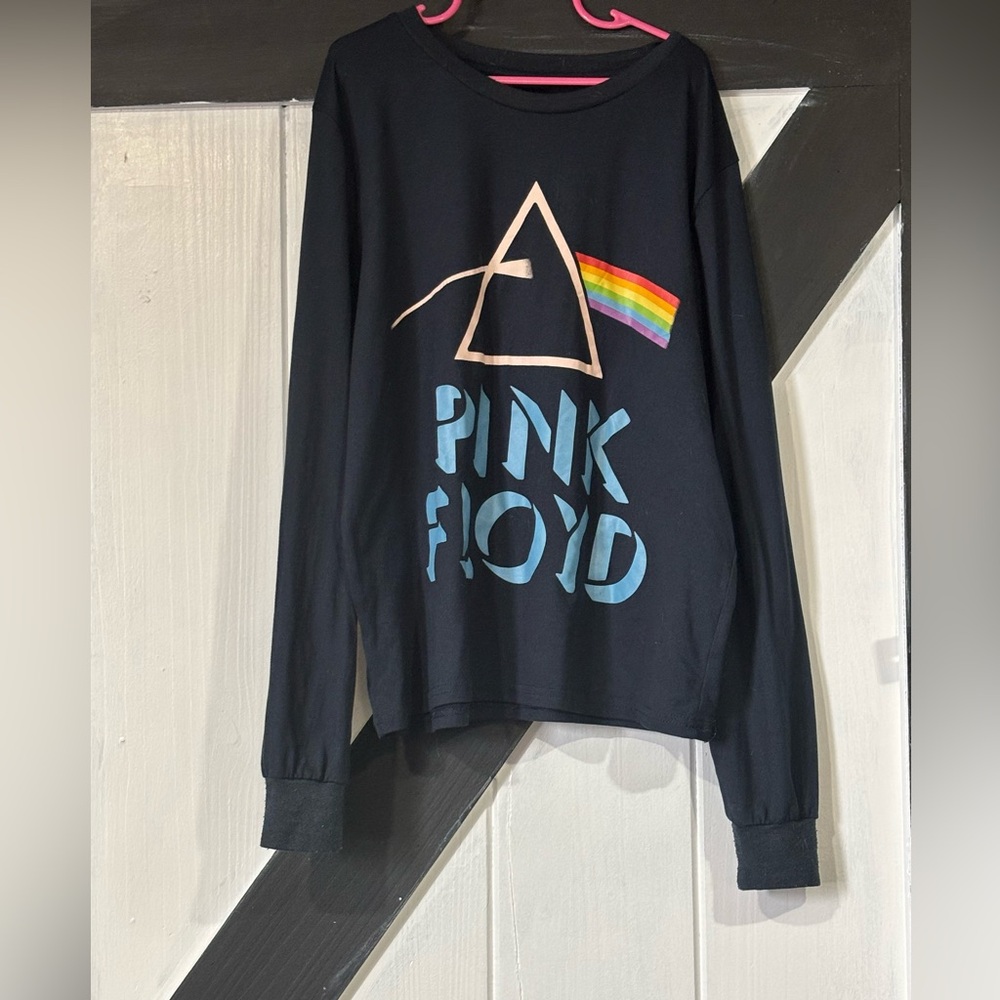 🎀🎀Pink Floyd Black Long Sleeve Tee with Rainbow Prism 🎀🎀